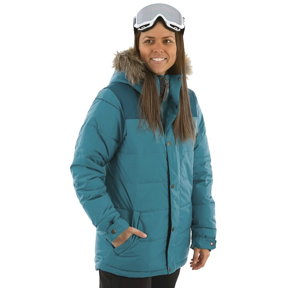 NEW Burton Womens Traverse Jacket! Blue Dryride Durashell 2 and Thermolite